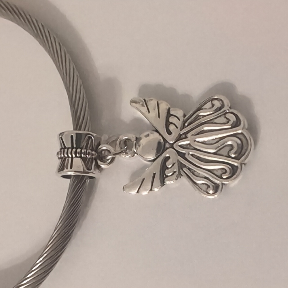 Silver Angel Dangle Charm for Pandora Style‎ Bracelet